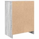vidaXL Komoda sivá sonoma 57x34x76 cm kompozitné drevo – Obrázok 8