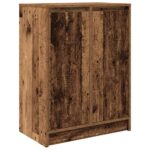 vidaXL Komoda staré drevo 57x34x76 cm kompozitné drevo – Obrázok 2