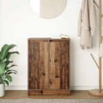 vidaXL Komoda staré drevo 57x34x76 cm kompozitné drevo – Obrázok 3