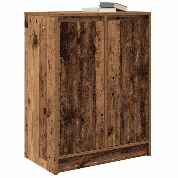 vidaXL Komoda staré drevo 57x34x76 cm kompozitné drevo – Obrázok 4
