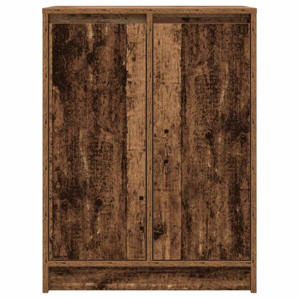 vidaXL Komoda staré drevo 57x34x76 cm kompozitné drevo – Obrázok 6