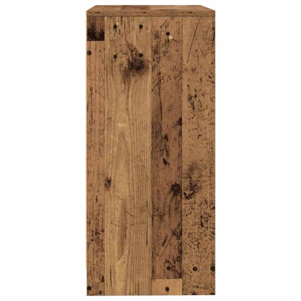 vidaXL Komoda staré drevo 57x34x76 cm kompozitné drevo – Obrázok 7