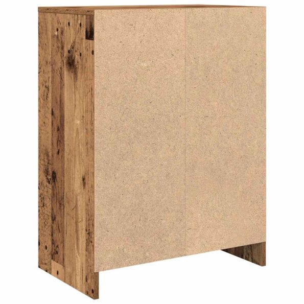 vidaXL Komoda staré drevo 57x34x76 cm kompozitné drevo – Obrázok 8