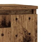 vidaXL Komoda staré drevo 57x34x76 cm kompozitné drevo – Obrázok 9