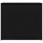 vidaXL Komoda dub čierny 85x34x76 cm kompozitné drevo – Obrázok 6