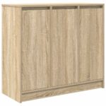 vidaXL Komoda dub sonoma 85x34x76 cm kompozitné drevo – Obrázok 2