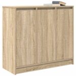 vidaXL Komoda dub sonoma 85x34x76 cm kompozitné drevo – Obrázok 4