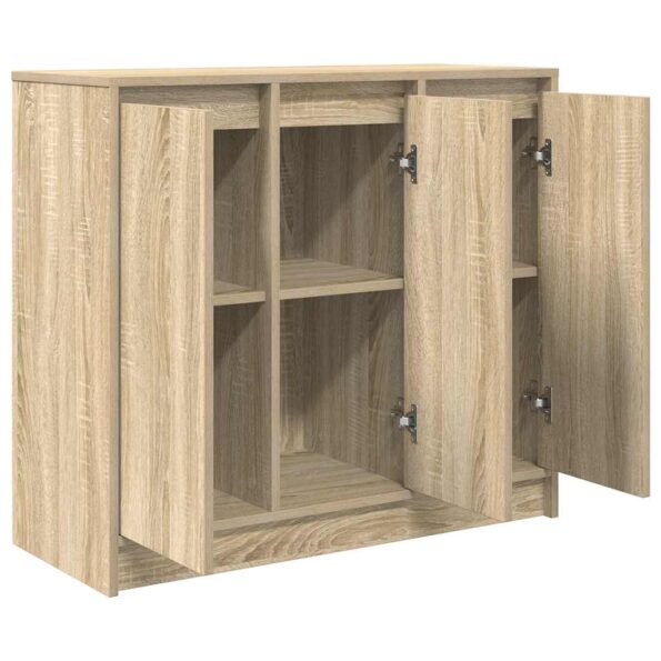 vidaXL Komoda dub sonoma 85x34x76 cm kompozitné drevo – Obrázok 5