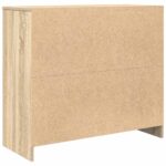 vidaXL Komoda dub sonoma 85x34x76 cm kompozitné drevo – Obrázok 8