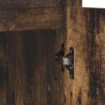 vidaXL Komoda dymový dub 85x34x76 cm kompozitné drevo – Obrázok 10