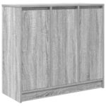 vidaXL Komoda sivý dub sonoma 85x34x76 cm spracované drevo – Obrázok 2