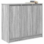 vidaXL Komoda sivý dub sonoma 85x34x76 cm spracované drevo – Obrázok 4