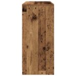 vidaXL Komoda staré drevo 85x34x76 cm kompozitné drevo – Obrázok 7
