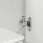 vidaXL Skrinka so zásuvkou Biela 55,5x34x119,5 cm Konštrukčné drevo – Obrázok 11