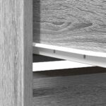 vidaXL Skrinka so zásuvkou Sivá Sonoma 55,5x34x119,5 cm – Obrázok 10