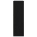 vidaXL Highboard Black Oak 29,5x34x119,5 cm Engineered Wood – Obrázok 7