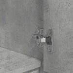 vidaXL Highboard Concrete Grey 29,5x34x119,5 cm Engineered Wood – Obrázok 12