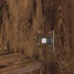 vidaXL Highboard Dub dymový 29,5x34x119,5 cm Upravené drevo – Obrázok 12