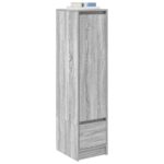 vidaXL Highboard Grey Sonoma 29,5x34x119,5 cm Engineered Wood – Obrázok 4