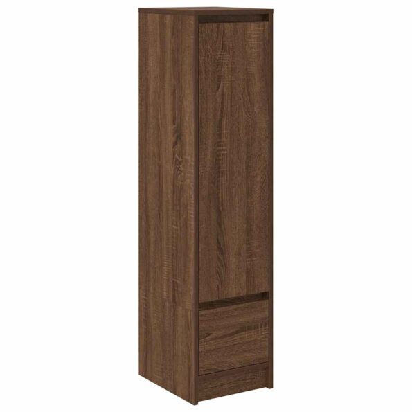 vidaXL Highboard Hnedý Dub 29,5x34x119,5 cm Konštruktérske drevo – Obrázok 2