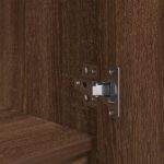 vidaXL Highboard Hnedý Dub 29,5x34x119,5 cm Konštruktérske drevo – Obrázok 12