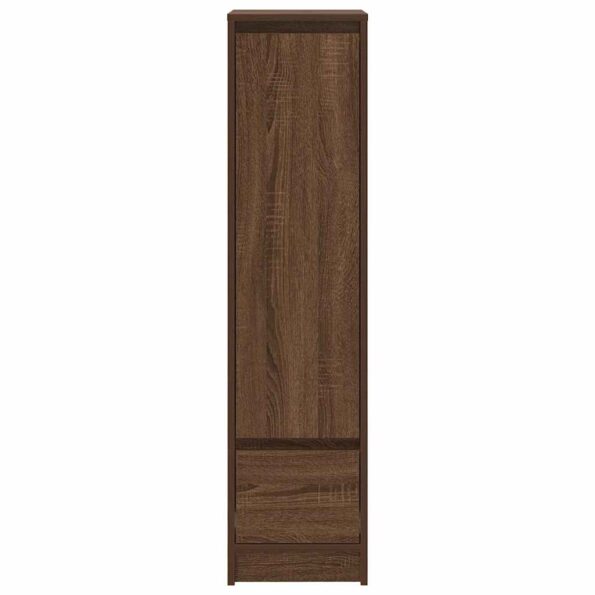 vidaXL Highboard Hnedý Dub 29,5x34x119,5 cm Konštruktérske drevo – Obrázok 6
