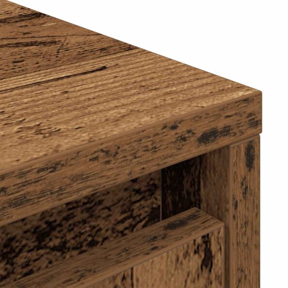 vidaXL Highboard Old Wood 29,5x34x119,5 cm Engineered Wood – Obrázok 10