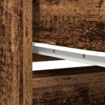 vidaXL Highboard Old Wood 29,5x34x119,5 cm Engineered Wood – Obrázok 11