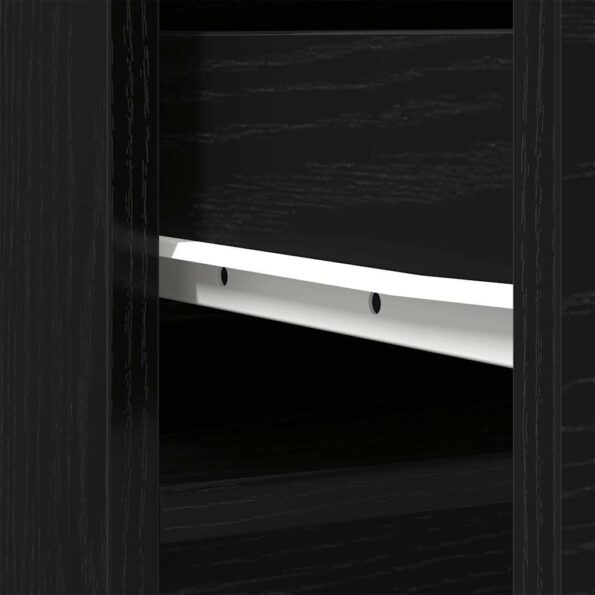 VXL8721158705815_g_en_hd_8.jpg vidaXL Highboard Black Oak 37,5x35x180 cm Engineered Wood – Obrázok 10