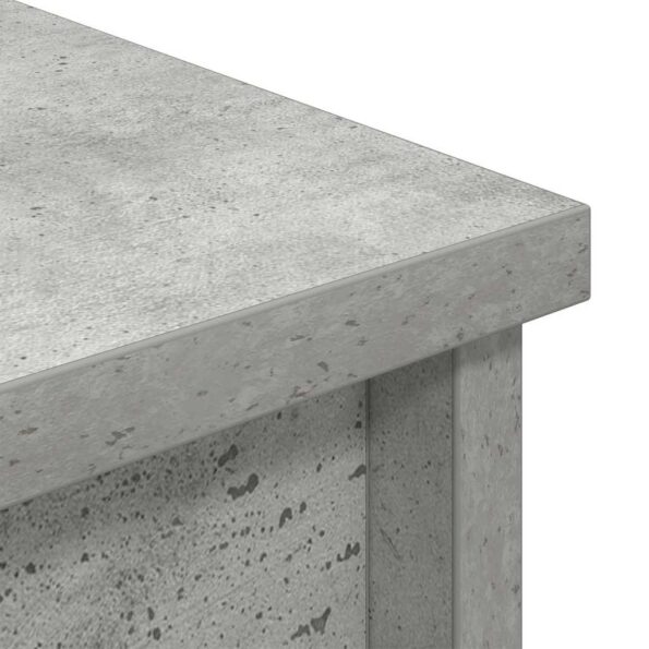 vidaXL Highboard Concrete Grey 37,5x35x180 cm Konštrukčné drevo – Obrázok 9