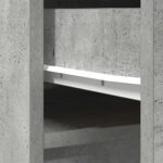 vidaXL Highboard Concrete Grey 37,5x35x180 cm Konštrukčné drevo – Obrázok 10