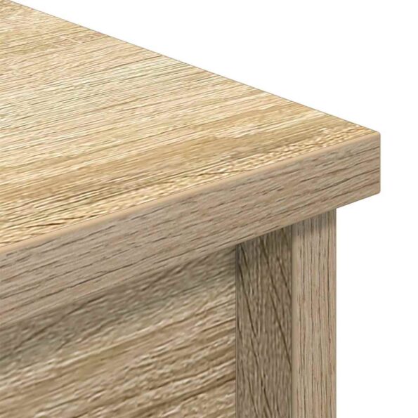 vidaXL Highboard Dub Sonoma 37,5x35x180 cm Konštruktérske drevo – Obrázok 9