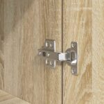 vidaXL Highboard Dub Sonoma 37,5x35x180 cm Konštruktérske drevo – Obrázok 10