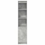 vidaXL Highboard Concrete Grey 37,5x35x180 cm Konštrukčné drevo – Obrázok 5