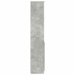 vidaXL Highboard Concrete Grey 37,5x35x180 cm Konštrukčné drevo – Obrázok 6