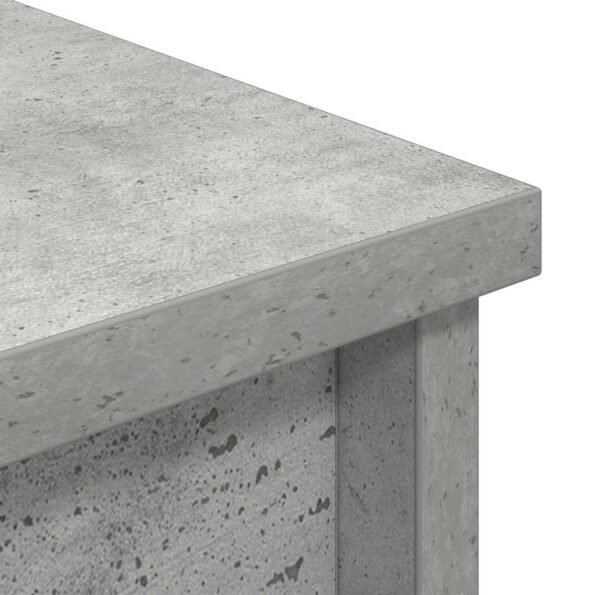 vidaXL Highboard Concrete Grey 37,5x35x180 cm Konštrukčné drevo – Obrázok 9
