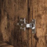 vidaXL Highboard Dub dymový 37,5x35x180 cm Upravené drevo – Obrázok 10