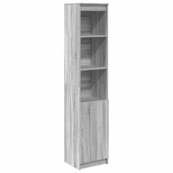 vidaXL Highboard Grey Sonoma 37,5x35x180 cm Engineered Wood – Obrázok 2