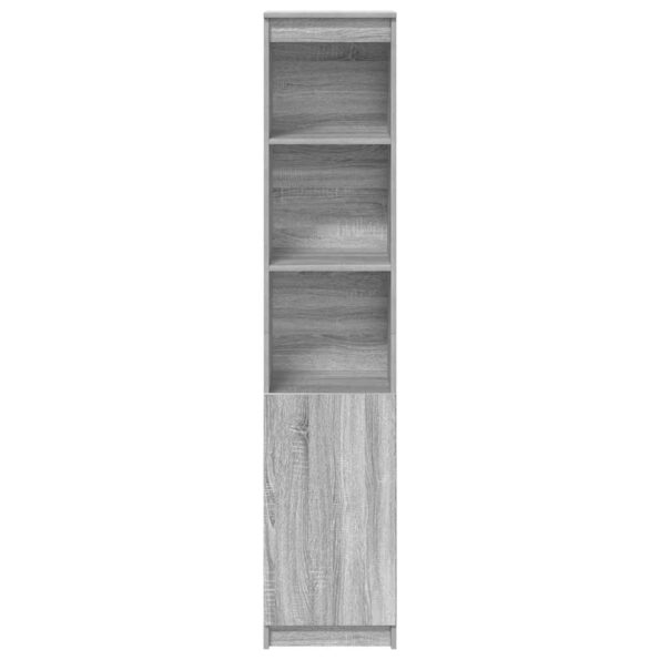 vidaXL Highboard Grey Sonoma 37,5x35x180 cm Engineered Wood – Obrázok 5