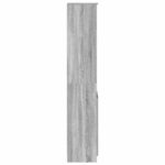vidaXL Highboard Grey Sonoma 37,5x35x180 cm Engineered Wood – Obrázok 6