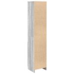 vidaXL Highboard Grey Sonoma 37,5x35x180 cm Engineered Wood – Obrázok 7