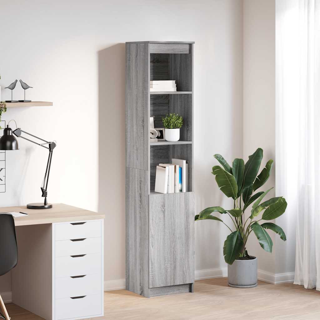 VXL8721158705945_m_en_hd_1.jpg vidaXL Highboard Grey Sonoma 37,5x35x180 cm Engineered Wood – Obrázok 1