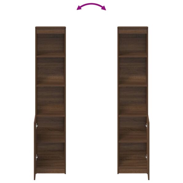 VXL8721158705952_g_en_hd_6.jpg vidaXL Highboard Hnedý dub 37,5x35x180 cm Konštruktérske drevo – Obrázok 8