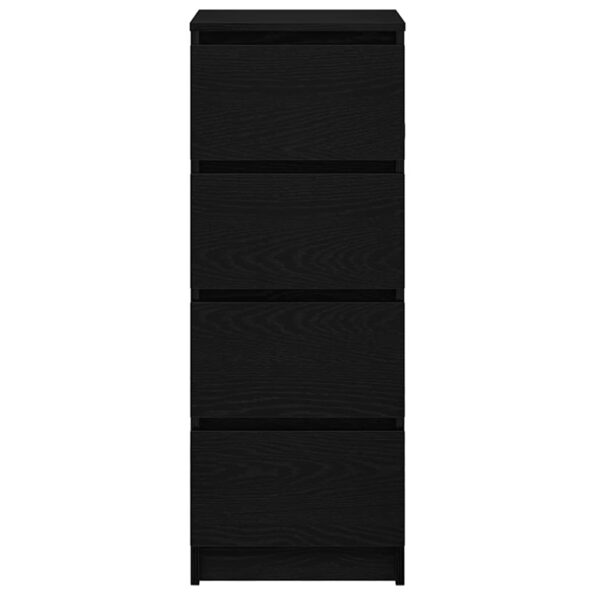 vidaXL Komoda dub čierny 37,5x35x99 cm kompozitné drevo – Obrázok 6