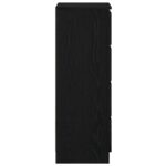 vidaXL Komoda dub čierny 37,5x35x99 cm kompozitné drevo – Obrázok 7