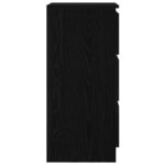 vidaXL Komoda dub čierny 37,5x35x76 cm kompozitné drevo – Obrázok 7
