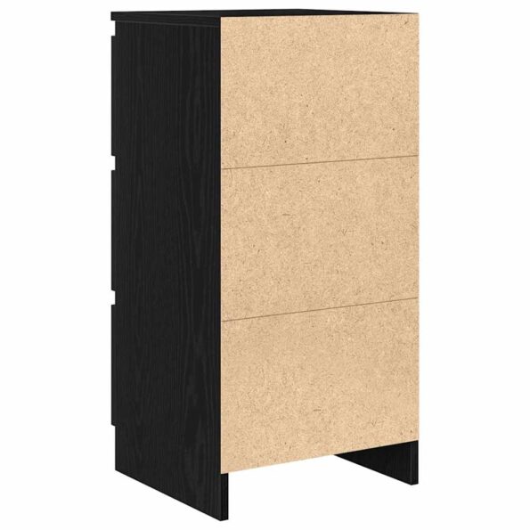 vidaXL Komoda dub čierny 37,5x35x76 cm kompozitné drevo – Obrázok 8