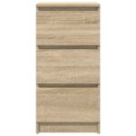 vidaXL Komoda dub sonoma 37,5x35x76 cm kompozitné drevo – Obrázok 6