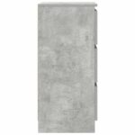 vidaXL Komoda betónovosivá 37,5x35x76 cm kompozitné drevo – Obrázok 7