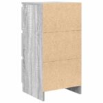 vidaXL Komoda sivá sonoma 37,5x35x76 cm kompozitné drevo – Obrázok 8
